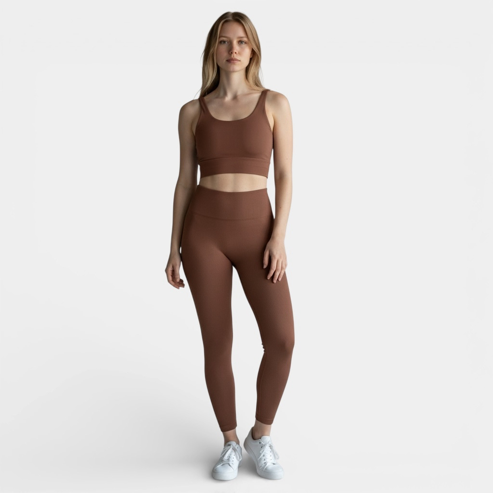 NIKE Brown Sports Bra, Athletic Top, Sz XS